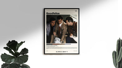 Goodfellas  Martin Scorsese, Minimalist Movie Poster, Vintage Retro Art Print, Custom Poster, Wall Art Print, Home Decor 1006048303