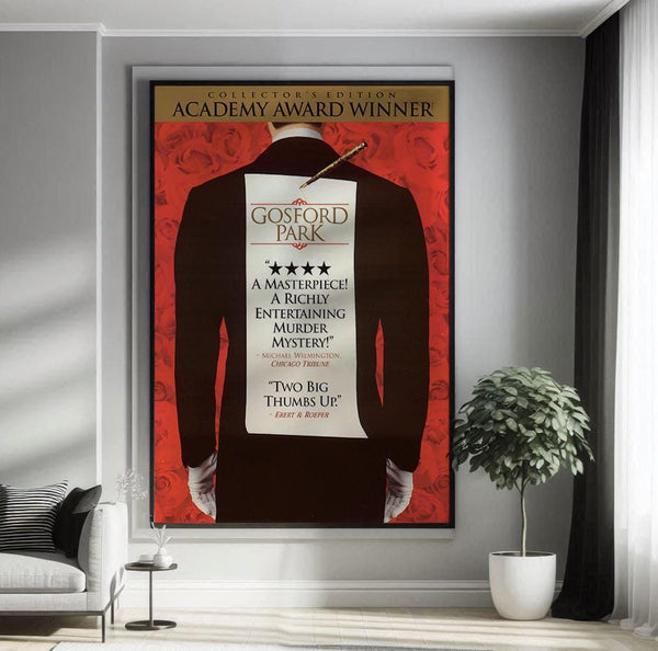 Gosford Park 2001 Movie Poster Canvas Poster Movie Poster Art Print Gifts for Lover Mural Painting Home Decoration 1749087888