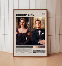 Gossip Girl Poster, Stephanie Savage, Minimalist Tv Series, Vintage Retro ArtTv Show Poster 1