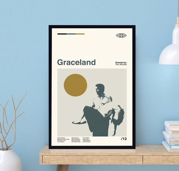 Graceland Movie Poster, Ron Morales, Retro Movie Poster, Minimalist Art, Vintage Poster, Modern Art, Wall Decor, Home Decor 1702524243