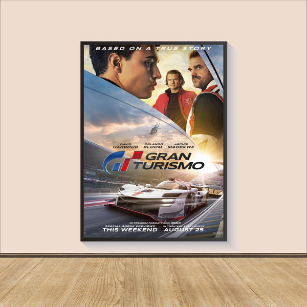 Gran Turismo 2023 Movie Poster - High Quality Canvas Print - Canvas Wall Art - Art Gifts - Home Decor - Movie Print - Poster custom 1576291780