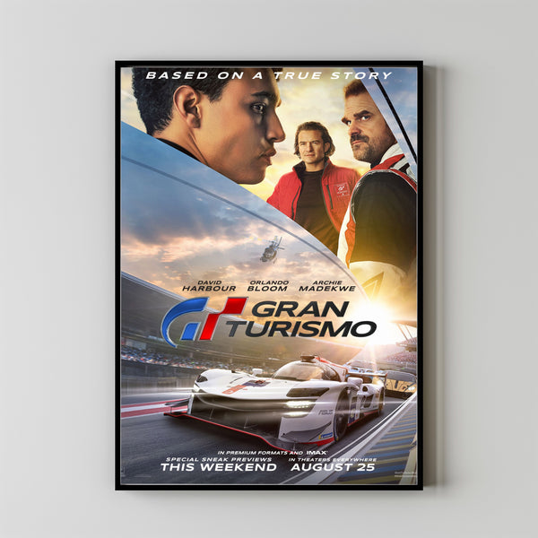 Gran Turismo Movie Poster Art Print Movie Posters Gift for Movie lovers 1