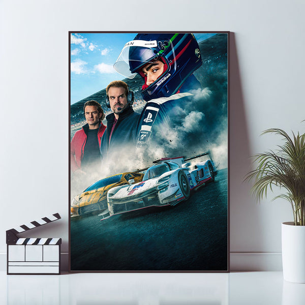 Gran Turismo, Movie Poster, Wall Art Prints, Art Poster, Canvas Material Gift, Keepsake, Home Decor, Live Room Wall Art 1579801556