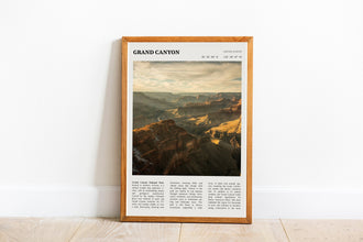 Grand Canyon National Park Wall Art Poster Poster  Grand Canyon National Park  Black White Poster  Art Gift 1699941009