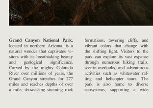 Grand Canyon National Park Wall Art Poster Poster  Grand Canyon National Park  Black White Poster  Art Gift 1699941009