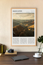 Grand Canyon National Park Wall Art Poster Poster  Grand Canyon National Park  Black White Poster  Art Gift 1699941009