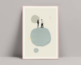 Grease Movie Poster - Minimalist Poster, John Travolta, Olivia Newton-John, Grease Poster, Sandy and Danny, Tribute to Olivia Newton-John 645002170