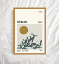 Grease Movie Poster, Randal Kleiser, Retro Movie Poster, Abstract Poster, Retro Poster, Minimalist Art, Dad Gifts, Home Decor 1702526091
