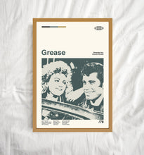 Grease Movie Poster, Randal Kleiser, Wall Art Print, Minimalist Movie, Modern Vintage, Minimalist Poster, Vintage Poster, Birthday Gifts 1688338670