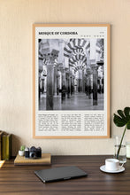 Great Mosque of Cordoba Wall Art Poster Poster Great Mosque of Córdoba  Black White Poster  Poster  Art Gift 1696028649