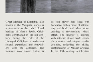 Great Mosque of Cordoba Wall Art Poster Poster Great Mosque of Córdoba  Black White Poster  Poster  Art Gift 1696028649