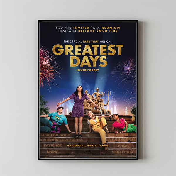 Greatest Days Movie Poster Print, Canvas Wall Art, Room Decor, Movie Art, Gifts for HimHer, Wall Art Print, Vintage Film Art