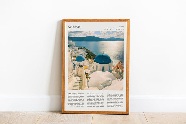 Greece Print Santorini Europe Wall Art Greece  Poster  Black White Poster  Poster  Art Gift 1689936754