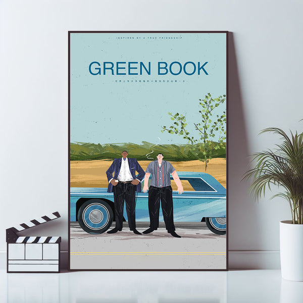 Green Book Movie Poster, Home Decor, Canvas Material Gift, Live Room Wall Art, High Quality Reproduction, Keepsake 1614819502