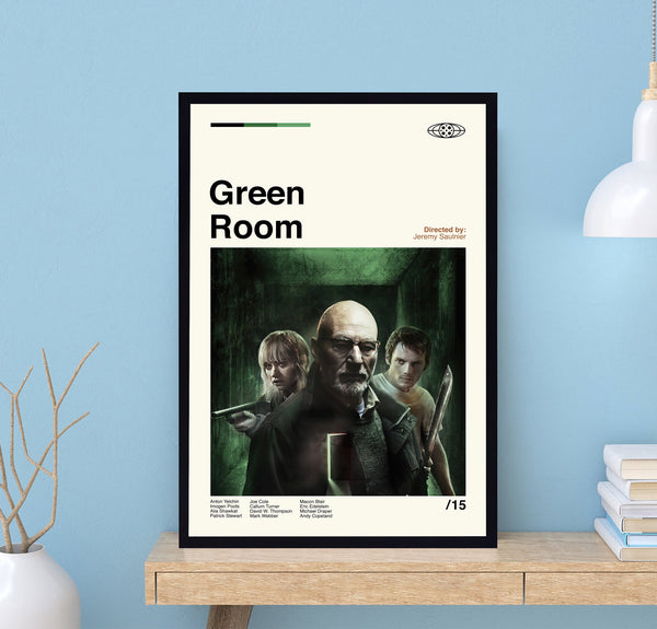 Green Room Poster, Green Room Movie Print, Jeremy Saulnier, Retro Poster, Minimalist Art, Vintage Poster, Midcentury Art, Wall Decor 1718573042