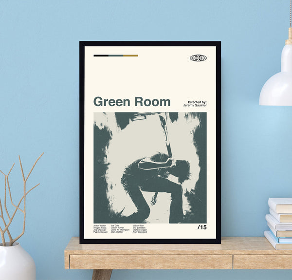 Green Room Poster, Jeremy Saulnier, Retro Movie Poster, Minimalist Art, Vintage Poster, Modern Art, Wall Decor, Home Decor, Mom Gifts 1688339608