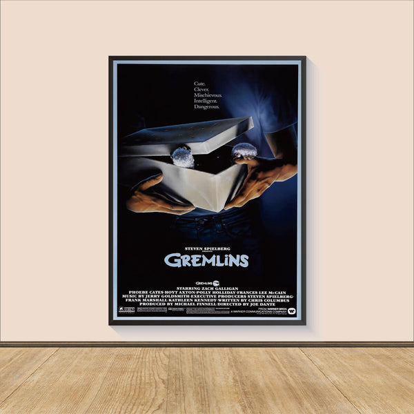 Gremlins (1984) Movie Poster Print, Canvas Wall Art, Room Decor, Movie Art, Gifts for HimHer, Wall Art Print, Vintage Film Art 1569811285