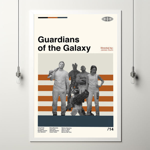 Guardians Of The Galaxy Poster, Guardians Of The Galaxy, Retro Movie, Retro Modern, Movie Print, High Quality, Home Decor, Dad Gifts