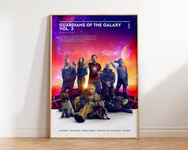 Guardians of The Galaxy Vol 3  Poster  Art Print  Movie Posters  Marvel MCU  Gift for Movie lovers 1467188612