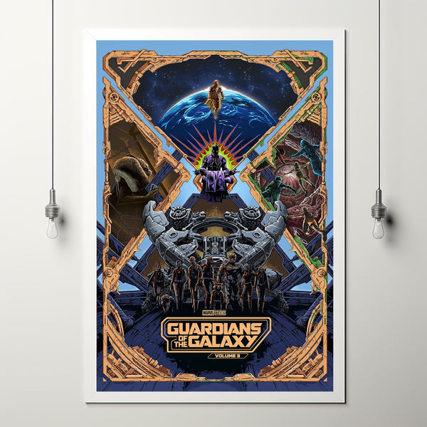 Guardians of the Galaxy Vol. 3 Poster Art Print Movie Posters Gift for Movie lovers 3