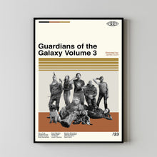 Guardians of the Galaxy Volume 3 Poster, Guardians of the Galaxy Film, Classic Poster, Retro Movie posters, Minimal Art, Modern Vintage 1