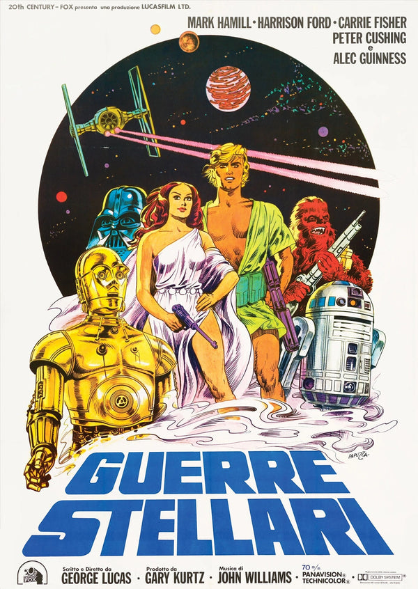Guerre Stellari Star Wars Italian Poster Alternative Film Movie Print Wall Art Poster 1565244064