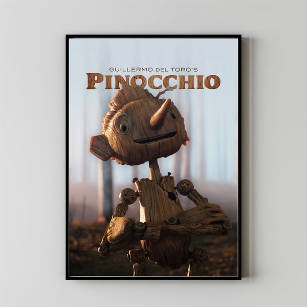 Guillermo del Toro's Pinocchio (2022) Poster Art Print Movie Posters Gift for Movie lovers 2