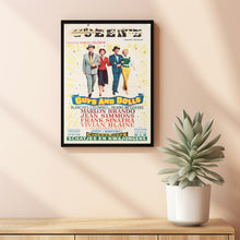 Guys And Dolls Movie Poster Print, Canvas Wall Art, Room Decor, Movie Art