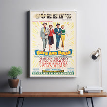 Guys And Dolls Movie Poster Print, Canvas Wall Art, Room Decor, Movie Art