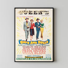 Guys And Dolls Movie Poster Print, Canvas Wall Art, Room Decor, Movie Art