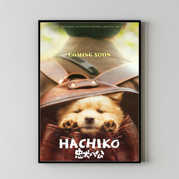 Hachiko Movie Poster Print, Canvas Wall Art, Room Decor, Movie Art, Gifts for HimHer, Wall Art Print, Vintage Film Art 2