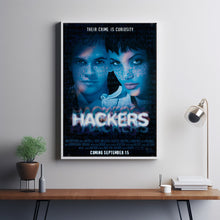 Hackers Movie Poster Print, Canvas Wall Art, Room Decor, Movie Art