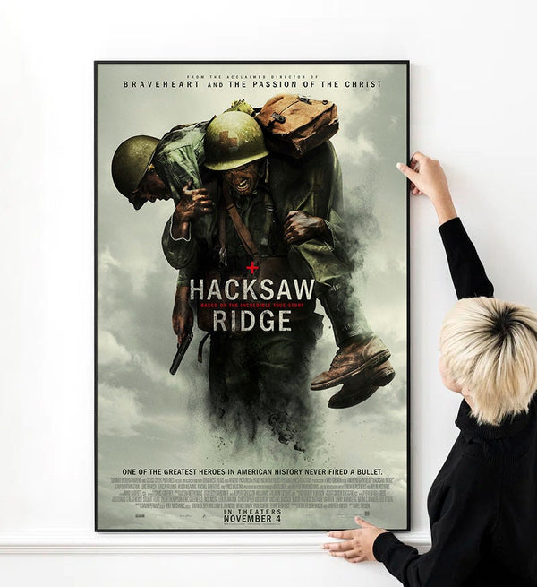 Hacksaw Ridge Movie Poster High Quality Print Photo Wall Art Canvas Cloth Multi size 1515497468