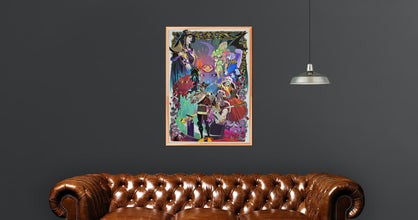 Hades Videogame Chthonic Gods Print Wall Art Poster 1579409643