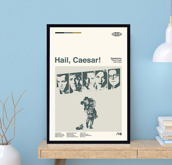 Hail Caesar Poster, Ethan Coen, Joel Coen, Wall Art, Minimalist Movie, Modern Vintage, Minimalist Poster, Vintage Poster, Birthday Gifts 1703091691