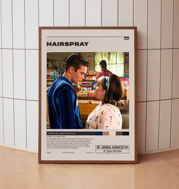 Hairspray Poster,Adam Shankman, Minimalist Tv Series, Tv Series