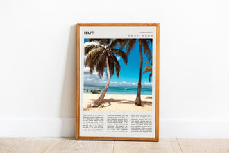 Haiti Print Caribbean Sea Wall Art Island Republic of Haiti Poster  Black White Poster  Poster  Art Gift 1704113737