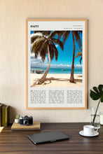 Haiti Print Caribbean Sea Wall Art Island Republic of Haiti Poster  Black White Poster  Poster  Art Gift 1704113737