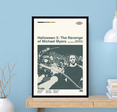 Halloween 5 The Revenge of Michael Myers Movie, Retro Movie Poster, Minimalist Art, Vintage Poster, Modern Art, Wall Decor, Home Decor 1703094853