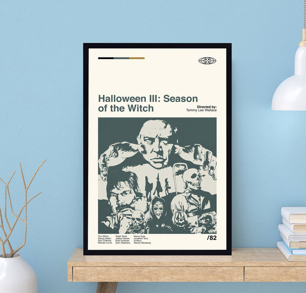 Halloween III Season of the Witch Poster, Halloween III Poster, Retro Movie Poster, Minimalist Art, Vintage Poster, Modern Art, Wall Decor 1688903192