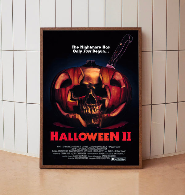 Halloween II (1981)Movie  Poster, Room Decor, Home Decor, Art Poster for GiftDS16