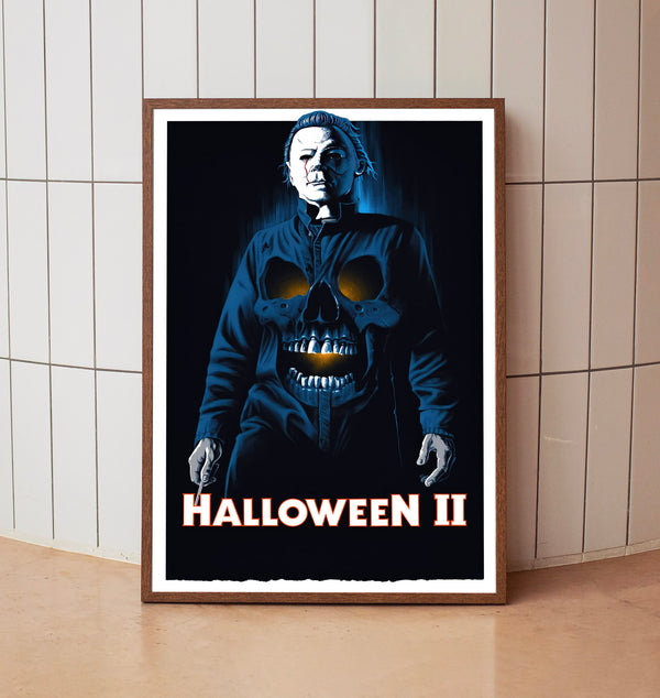 Halloween II (1981)Movie  Poster, Room Decor, Home Decor, Art Poster for GiftDS18