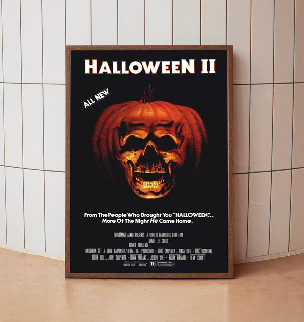 Halloween II (1981)Movie  Poster, Room Decor, Home Decor, Art Poster for GiftDS30