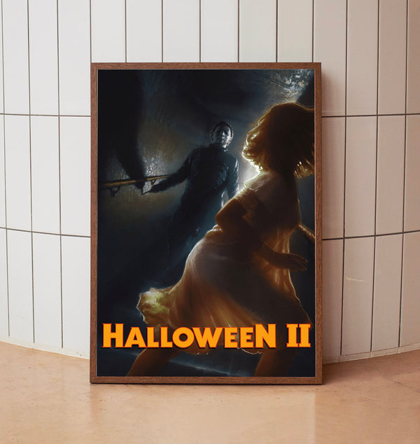 Halloween II (1981)Movie  Poster, Room Decor, Home Decor, Art Poster for GiftDS43
