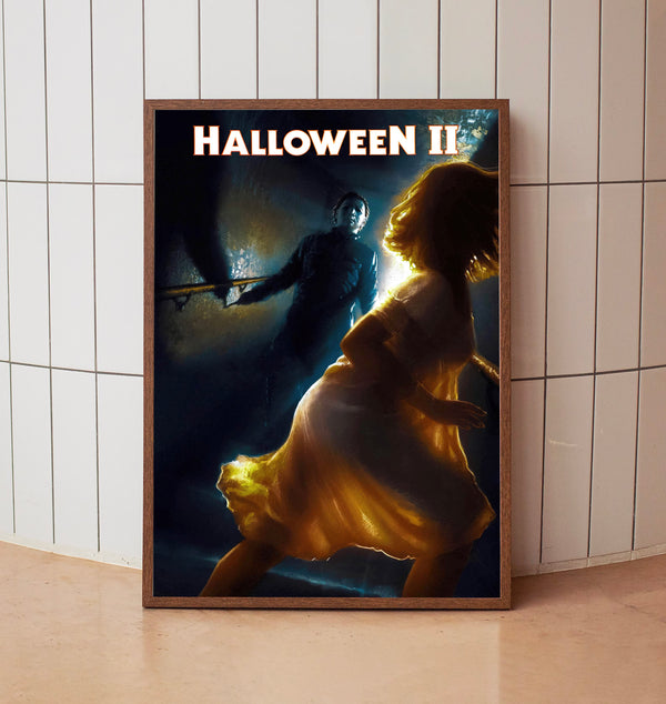 Halloween II (1981)Movie  Poster, Room Decor, Home Decor, Art Poster for GiftDS44