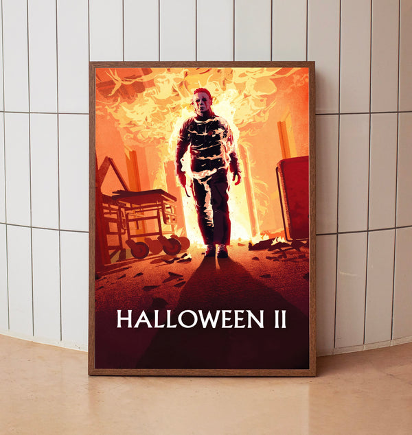 Halloween II (1981)Movie  Poster, Room Decor, Home Decor, Art Poster for GiftDS59