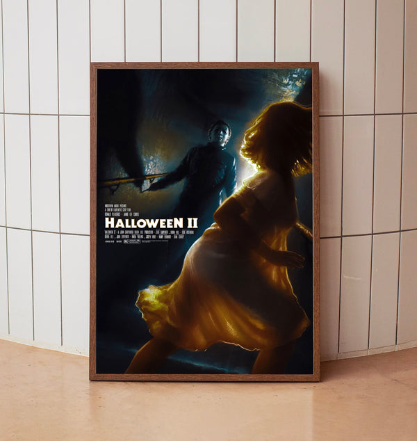 Halloween II (1981)Movie  Poster, Room Decor, Home Decor, Art Poster for GiftDS60