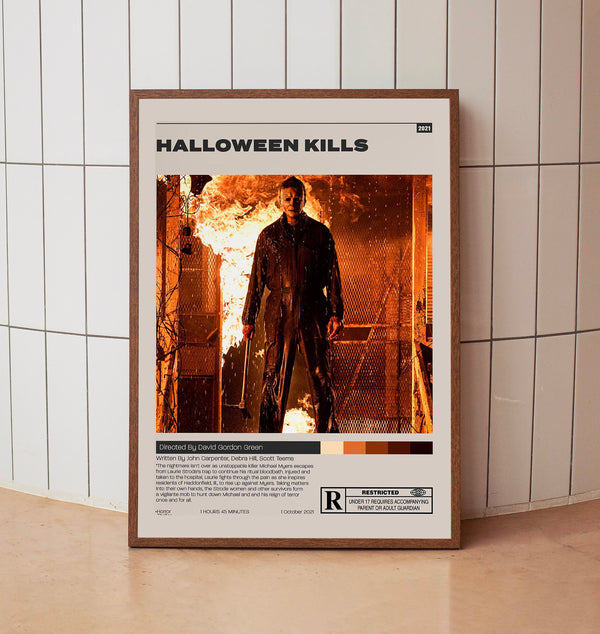 Halloween Kills Poster,David Gordon Green, Minimalist Tv Series, Tv Series