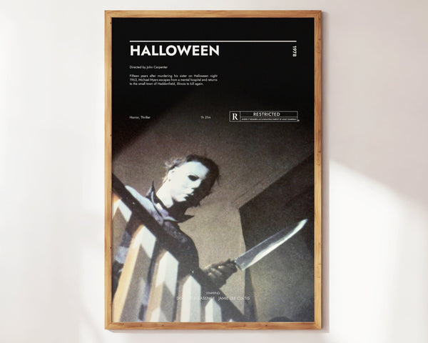 Halloween Poster  Art Print  Movie Posters  Gift for Movie lovers 1301337439