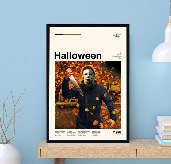 Halloween Poster, Halloween Print, John Carpenter, Retro Movie Poster, Minimalist Art, Vintage Poster, Modern Art, Wall Decor, Home Decor 1733264745